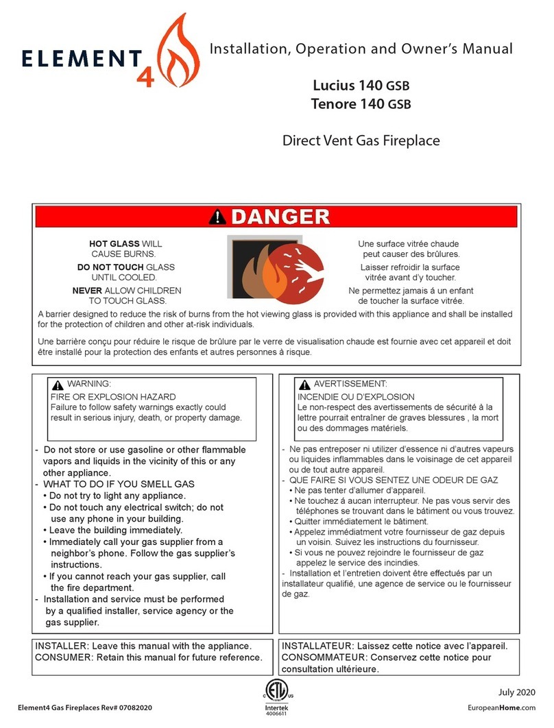 Element4 Lucius 140 GSB Manual de usuario