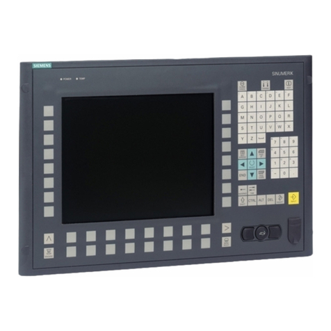 Siemens SINUMERIK 840D sl OP 010 Manual de usuario
