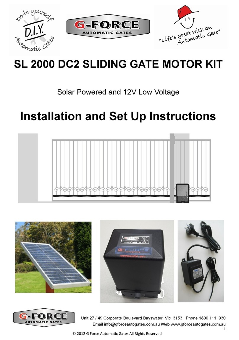 G-Force SL 2000 DC2 Manual G-Force SL 2000 DC2 Manual