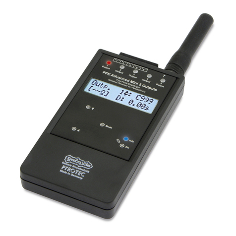 GALAXIS SHOWTECHNIK PYROTEC PFE Advanced Mini 5 Outputs Manual de usuario GALAXIS SHOWTECHNIK PYROTEC PFE Advanced Mini 5 Outputs Manual de usuario