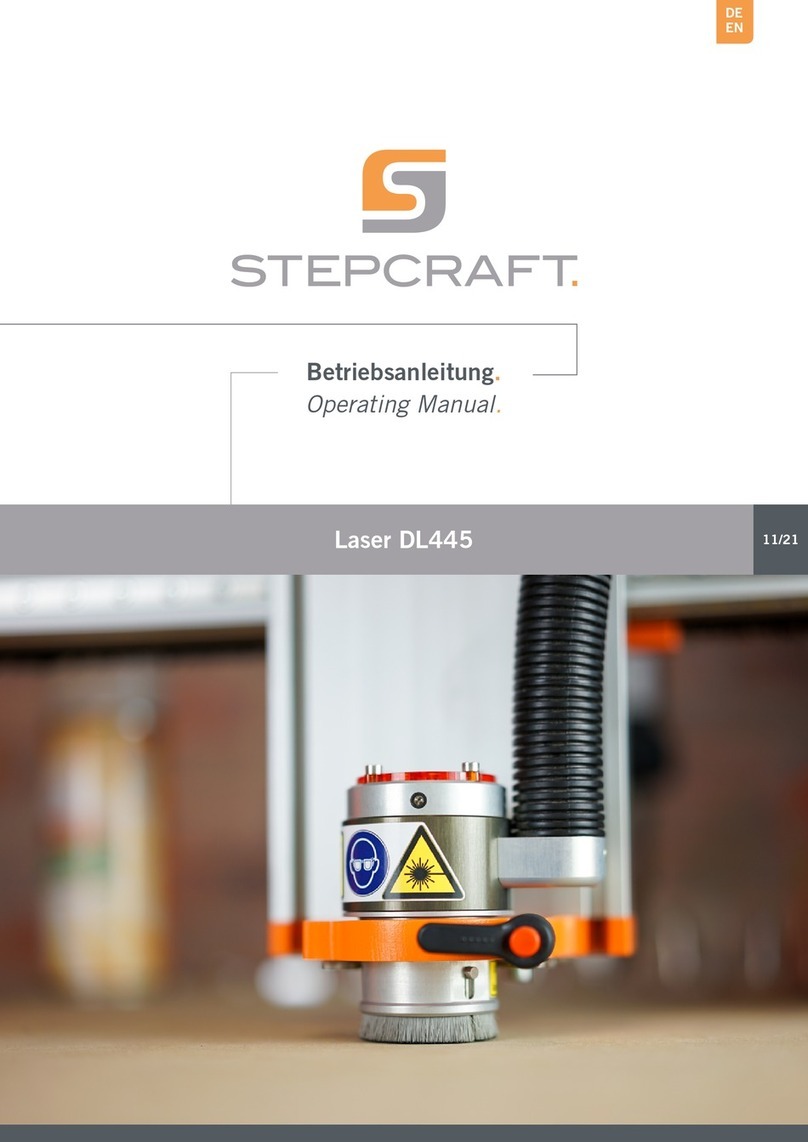 STEPCRAFT DL445 Manual de usuario STEPCRAFT DL445 Manual de usuario