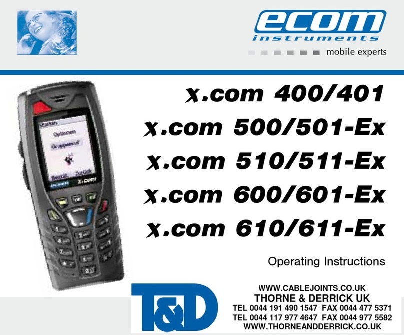 Ecom Instruments x.com 400 Manual de usuario
