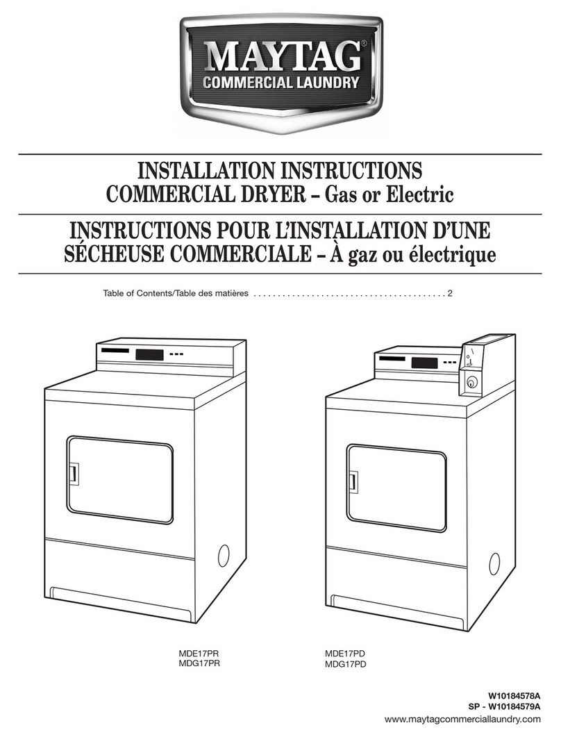 Maytag MDE17PR Manual de usuario