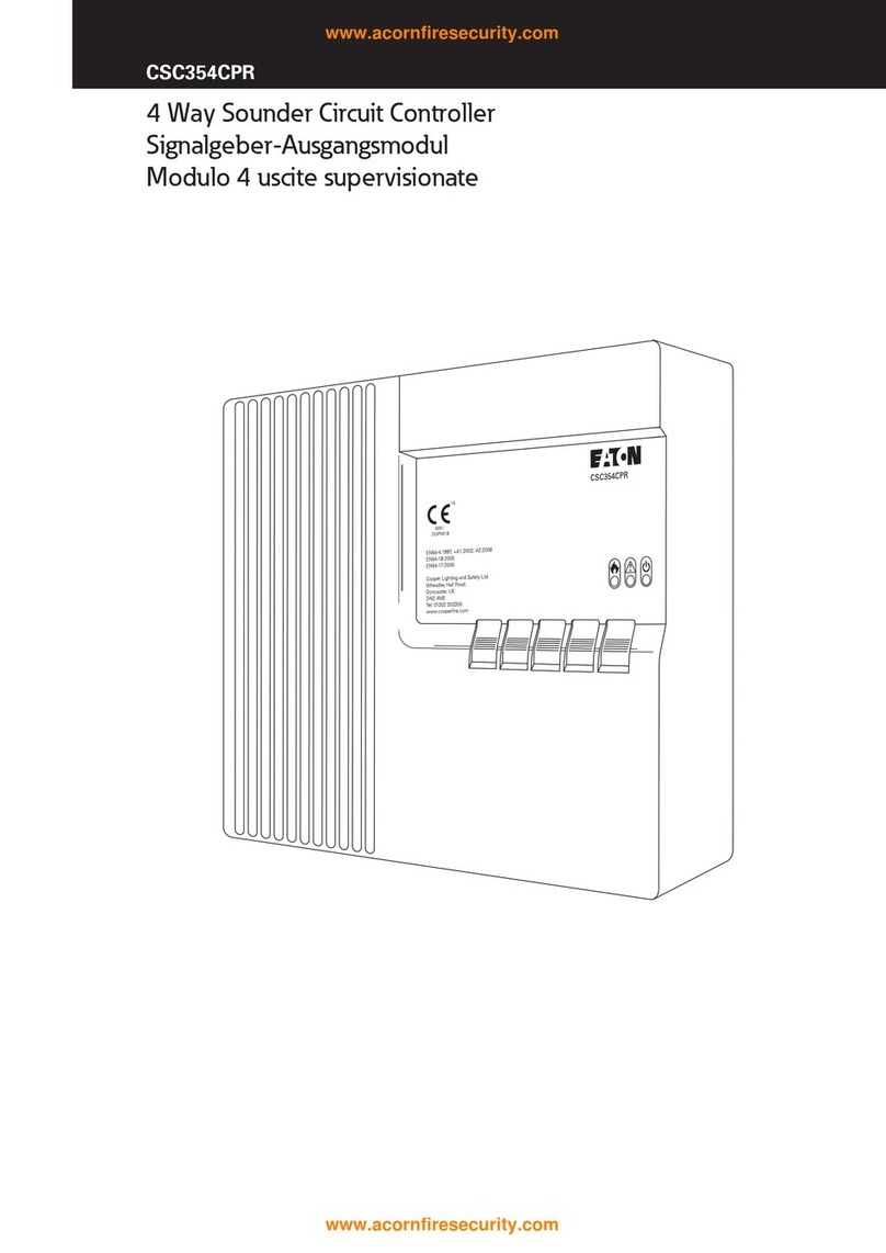 Cooper CSC354CPR Manual de usuario