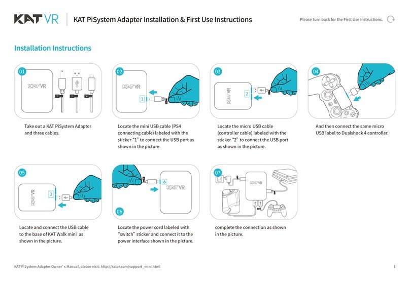 KAT VR PiSystem Guía de inicio rápido KAT VR PiSystem Guía de inicio rápido