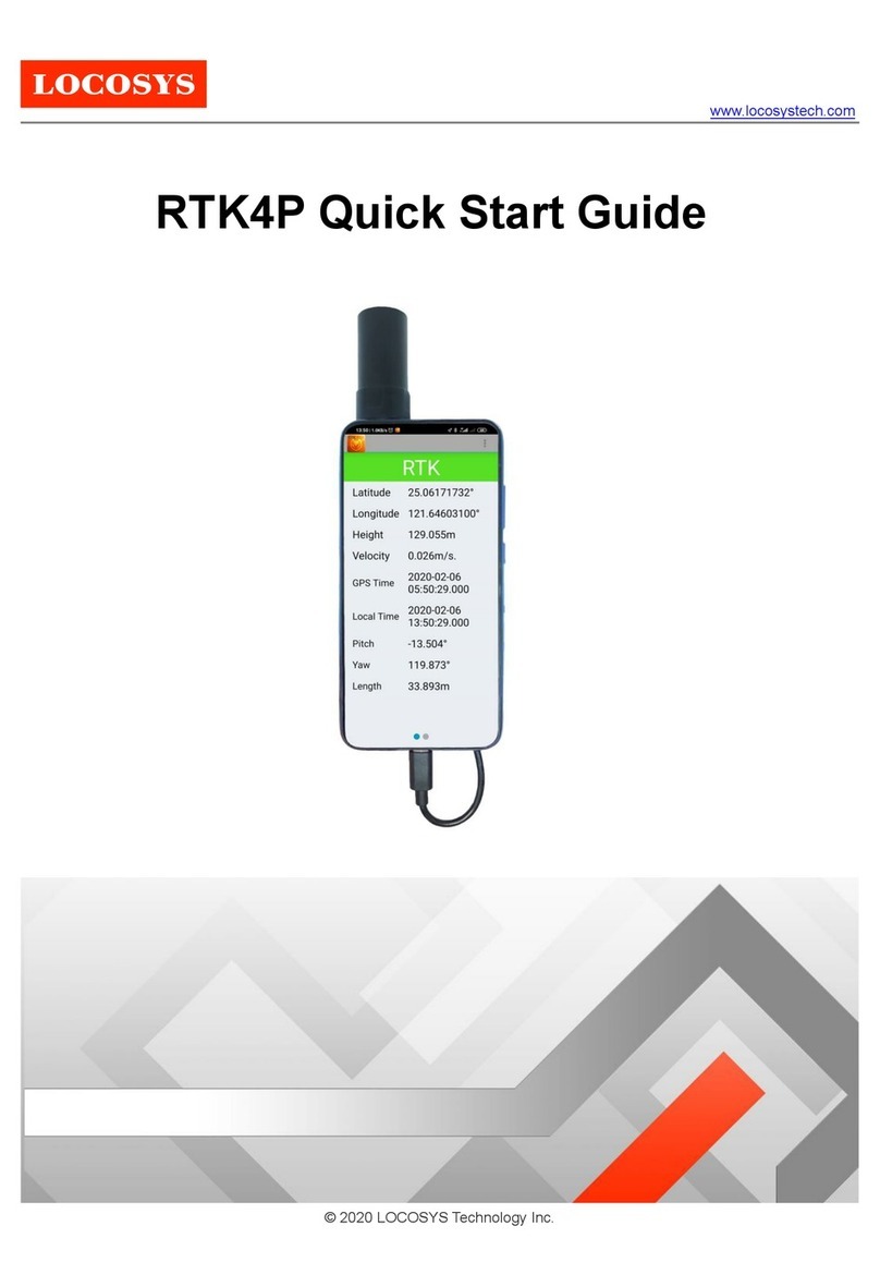 Locosys RTK4P Manual de usuario