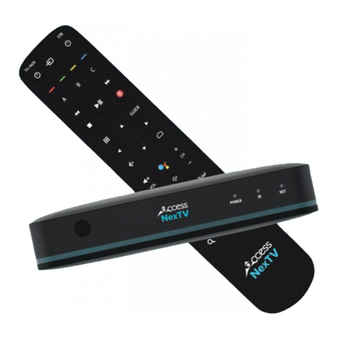 Access NexTV Manual de usuario
