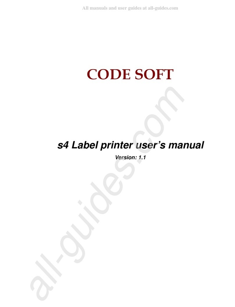 Codesoft s4 Manual de usuario