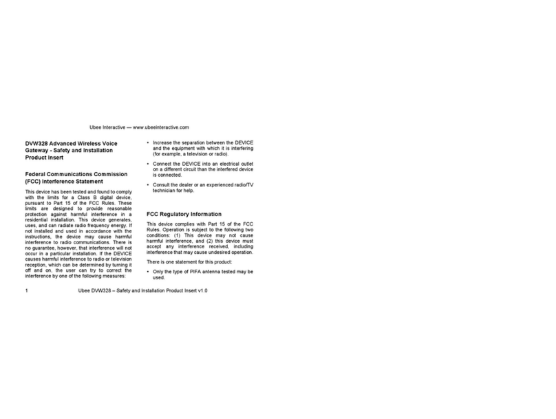 Ubee DVW328 Guía de configuración Ubee DVW328 Guía de configuración