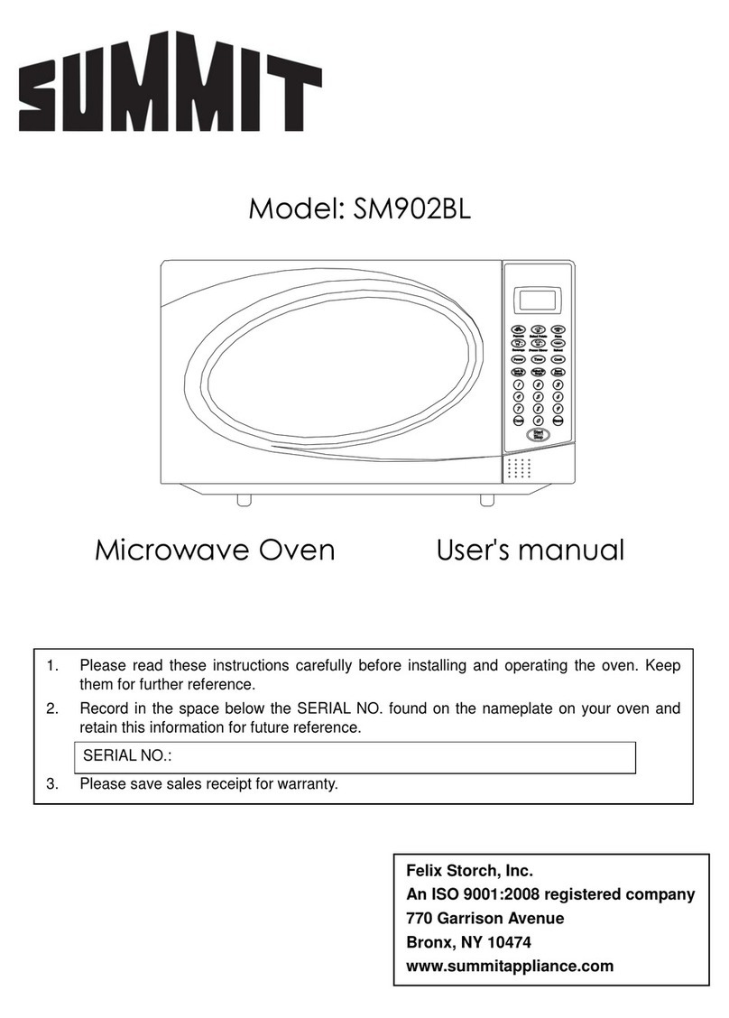Summit SM902BL Manual de usuario