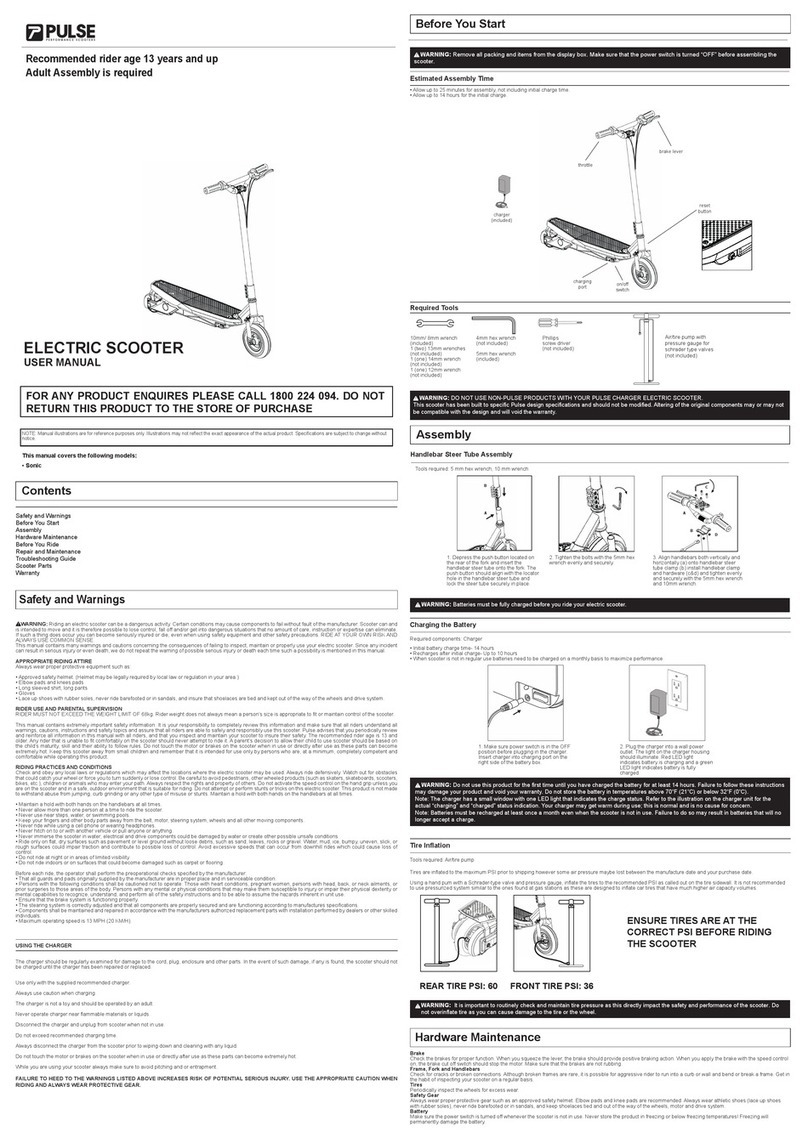 PULSE+ Sonic Manual de usuario
