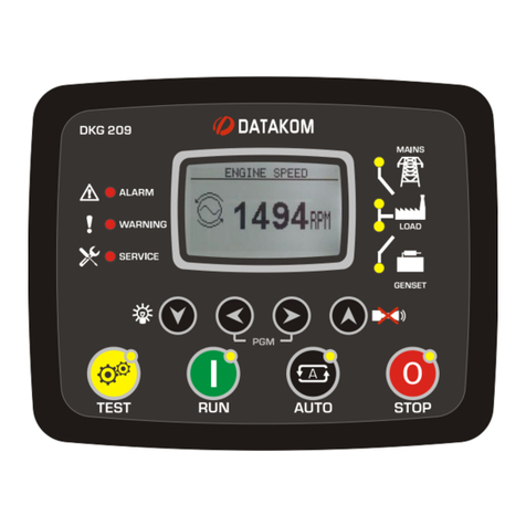 Datakom DKG-209 Manual de usuario