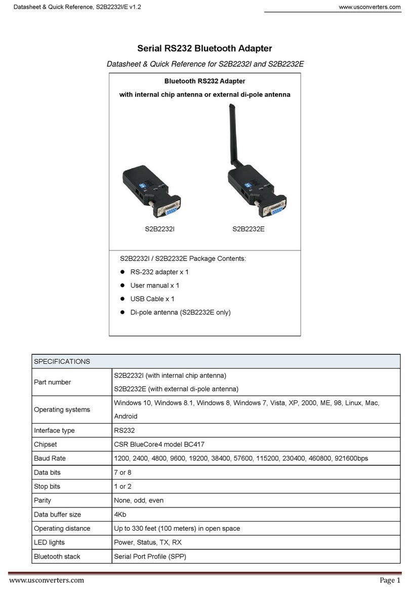 Usconverters S2B2232I Manual de usuario