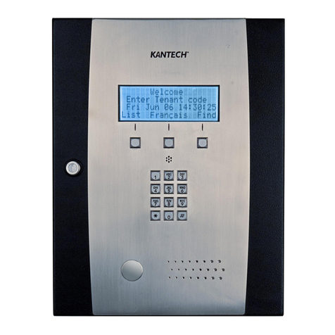 Kantech KTES Instrucciones de funcionamiento y mantenimiento