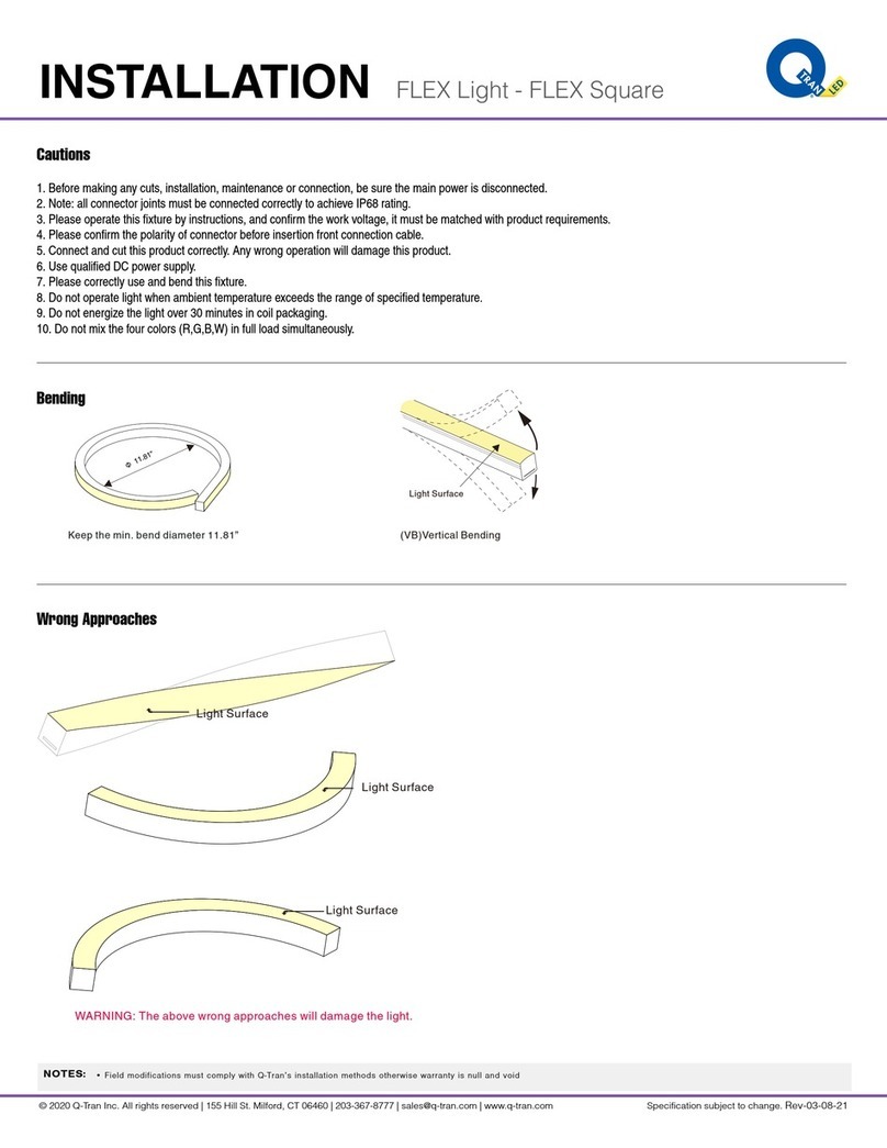 qtran FLEX Square Manual de usuario