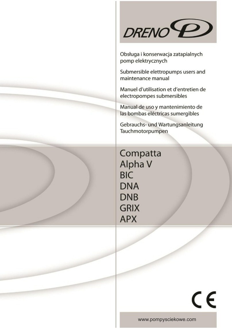 DRENO COMPATTA 5 M Manual de usuario