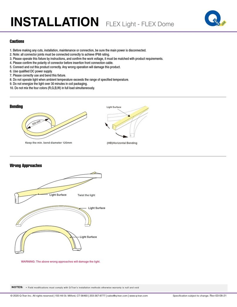 qtran FLEX Dome Manual de usuario