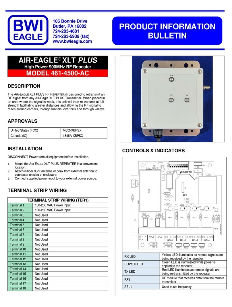 BWI Eagle AIR-EAGLE XLT PLUS Manual