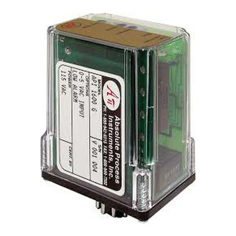 Absolute Process Instruments API 1600 G Manual de usuario