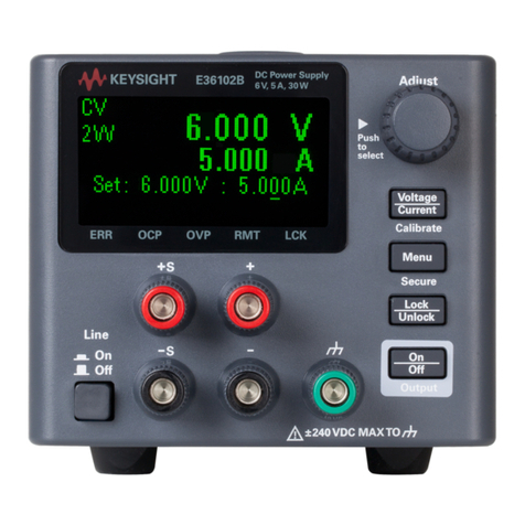 Keysight Technologies E36100B Series Manual de servicio