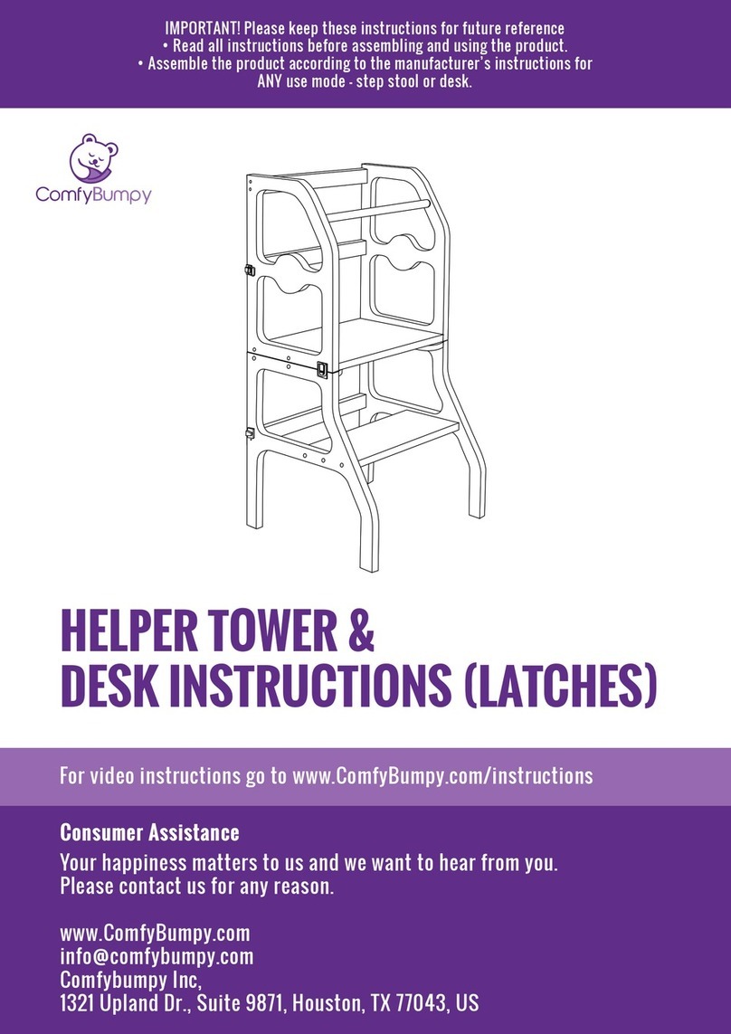 ComfyBumpy HELPER TOWER Manual de usuario