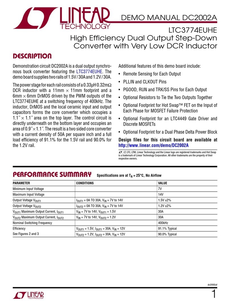 Linear DC2002A Guía de configuración rápida