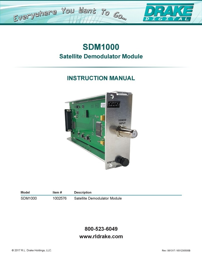 DRAKE SDM1000 Manual de usuario