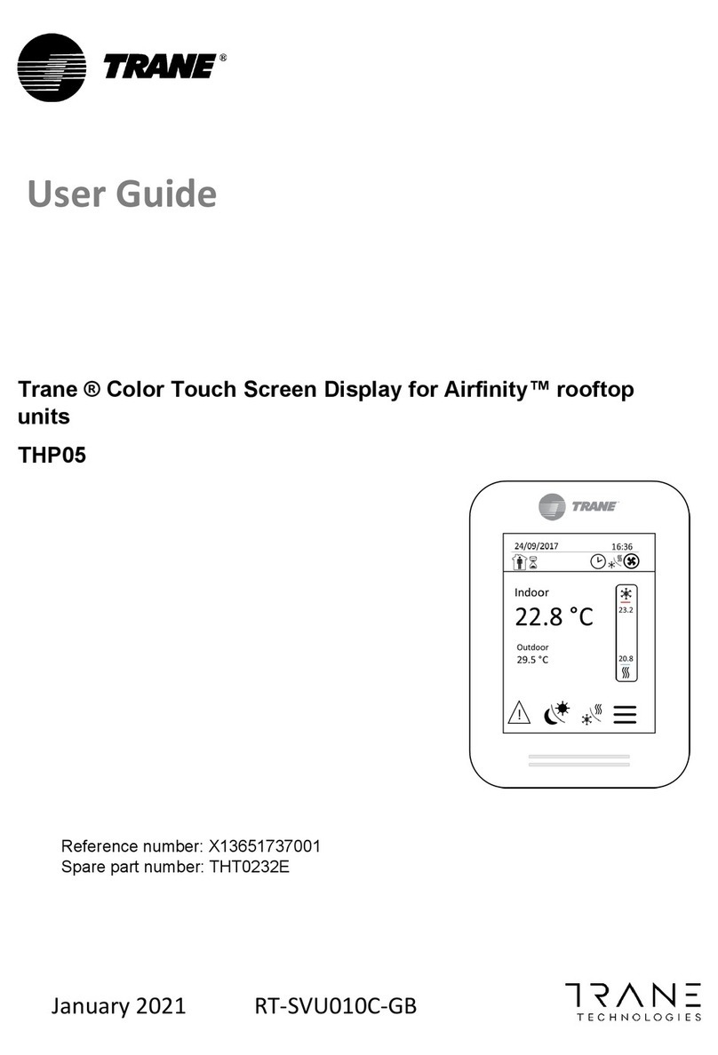 Trane THP05 Manual de usuario