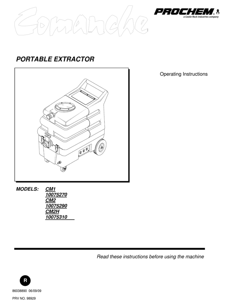 Prochem Comanche CM1 Manual de usuario
