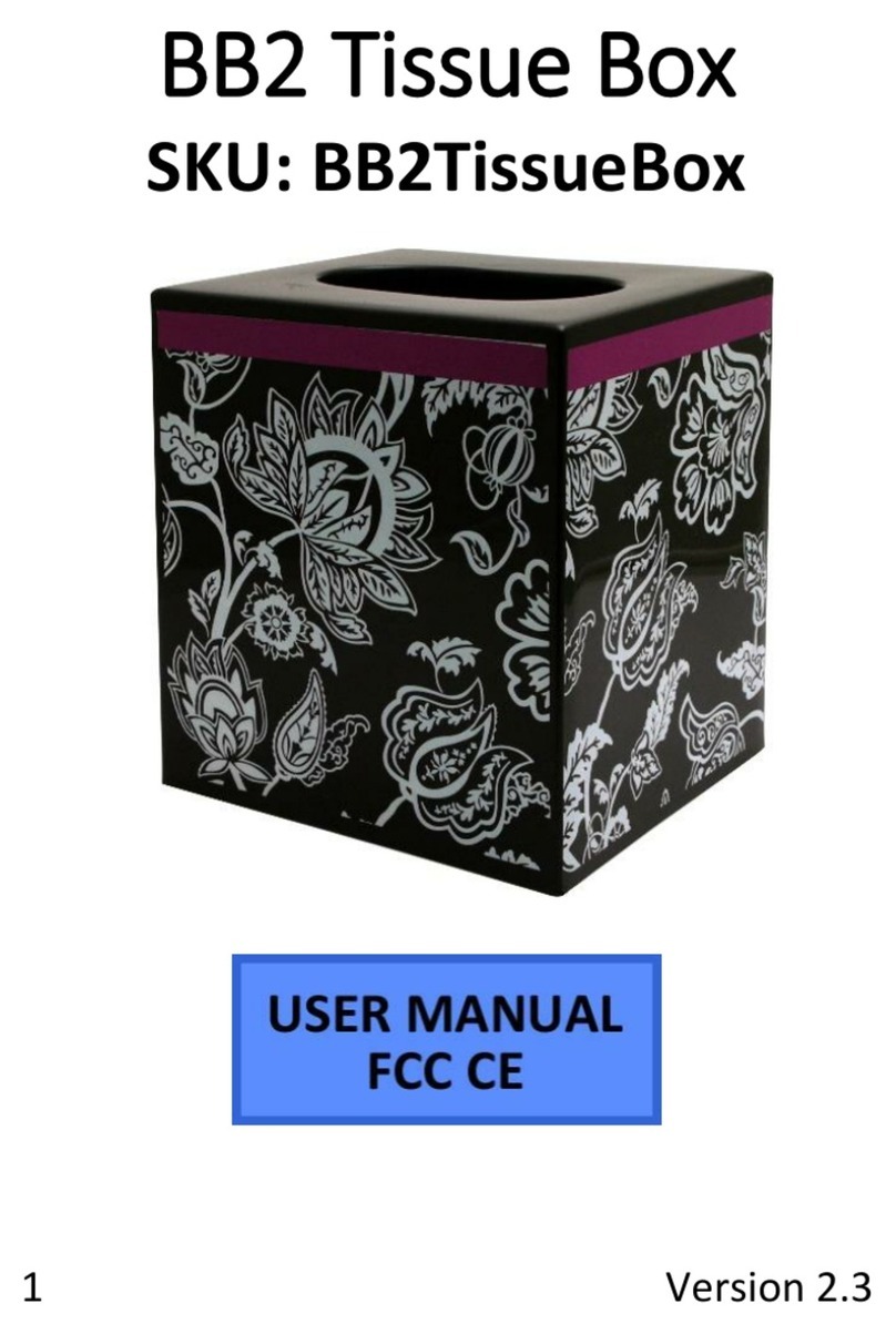 Mini Gadgets BB2TissueBox Manual de usuario