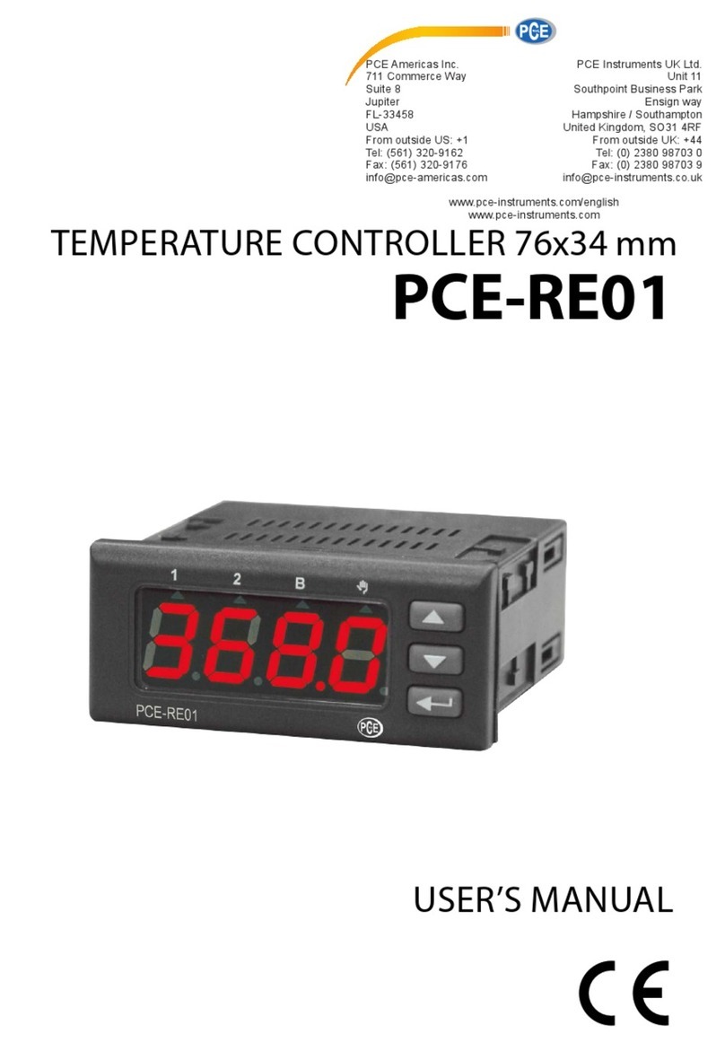 PCE Instruments PCE-RE01 Manual de usuario
