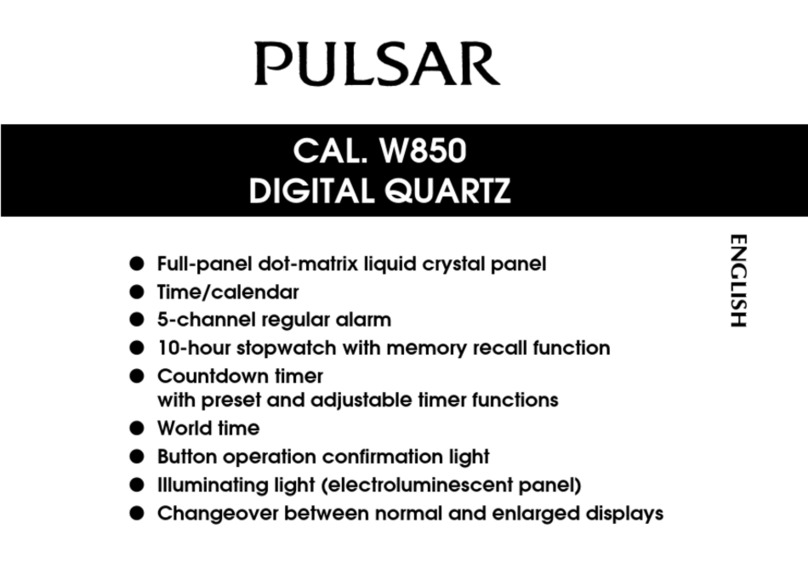 Pulsar W850 Manual de usuario