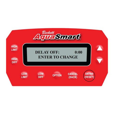 Beckett AquaSmart Instrucciones de operación Beckett AquaSmart Instrucciones de operación