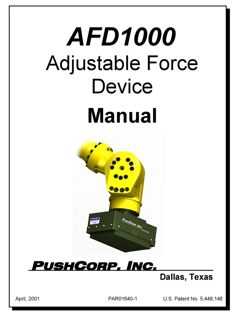 PushCorp AFD1000 Series Manual de usuario