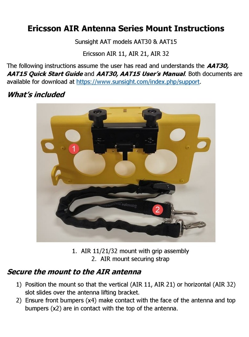 Ericsson AIR 21 Instrucciones de instalación Ericsson AIR 21 Instrucciones de instalación