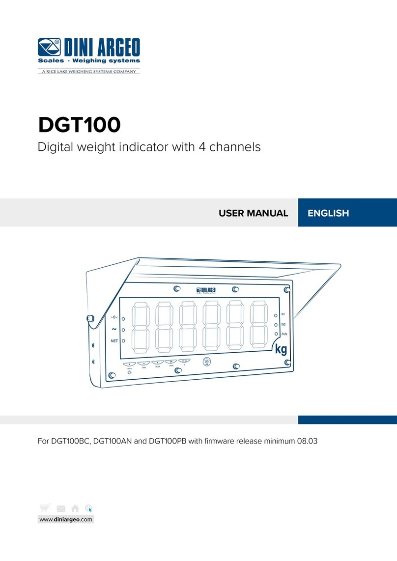Dini Argeo DGT100 Manual de usuario