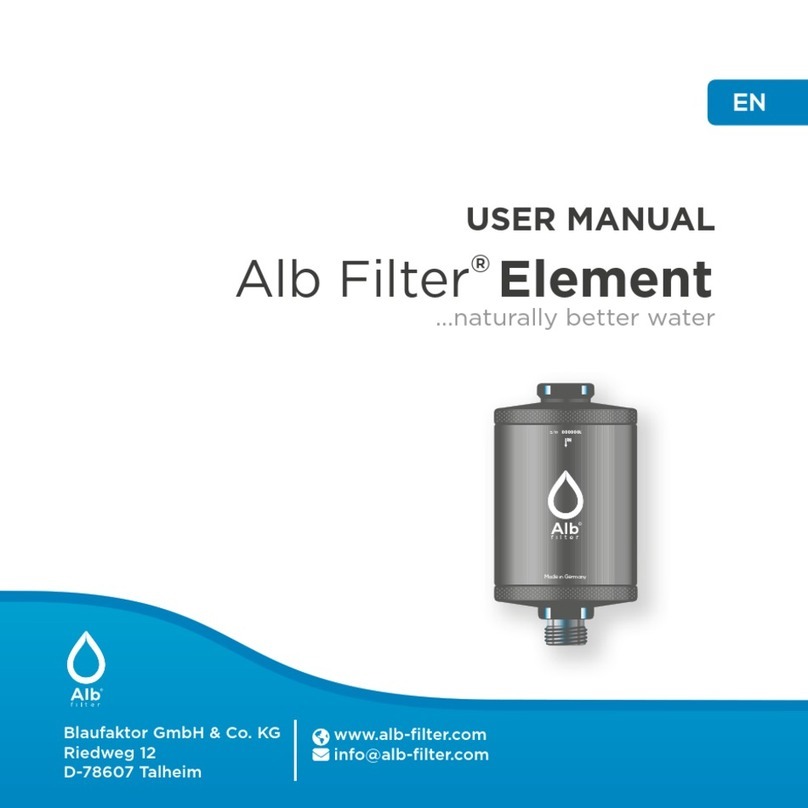 Alb Filter Element Manual de usuario