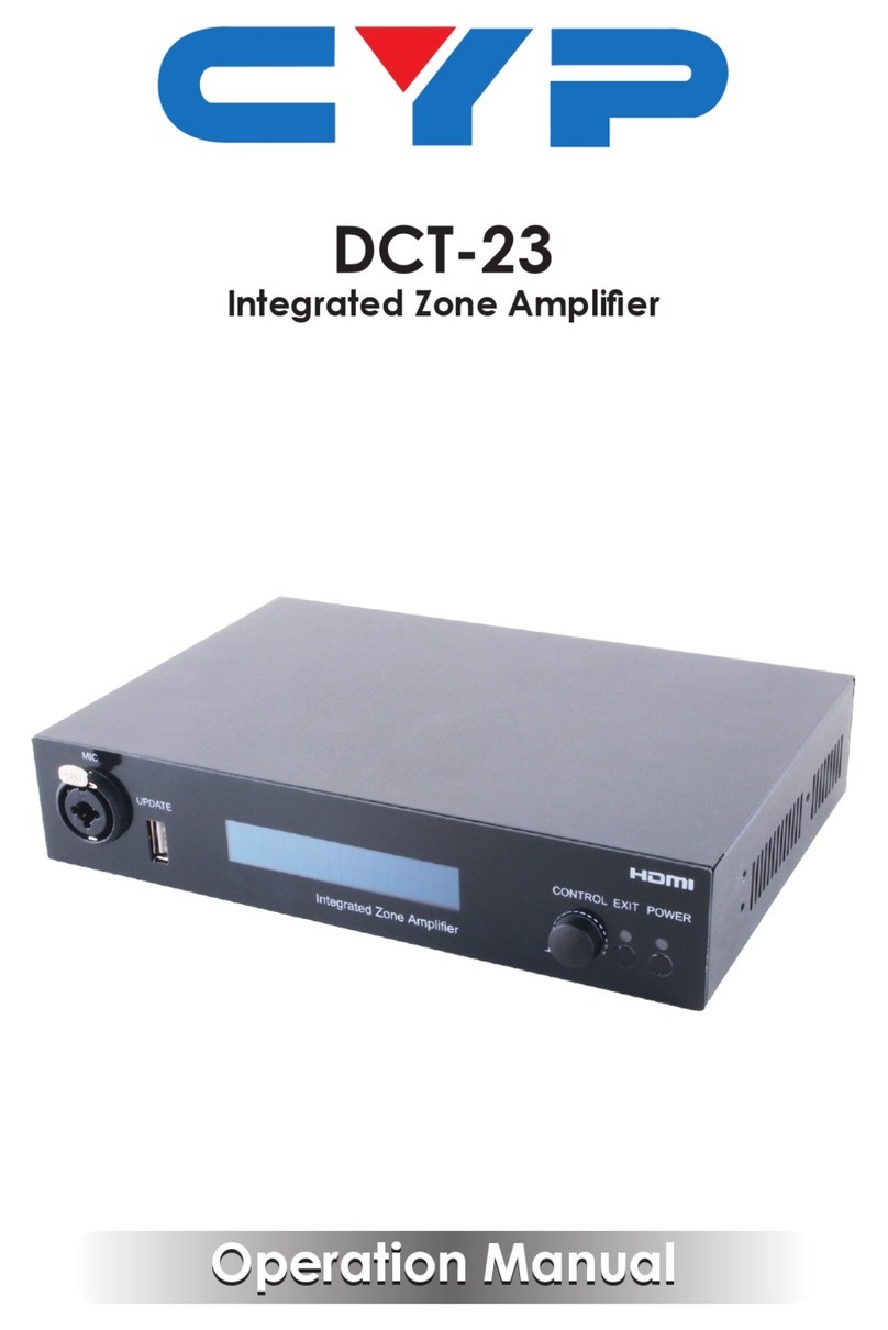CYP DCT-23 Manual de usuario CYP DCT-23 Manual de usuario