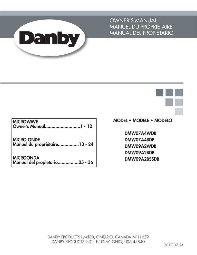 Danby DMW07A4BDB Manual de usuario