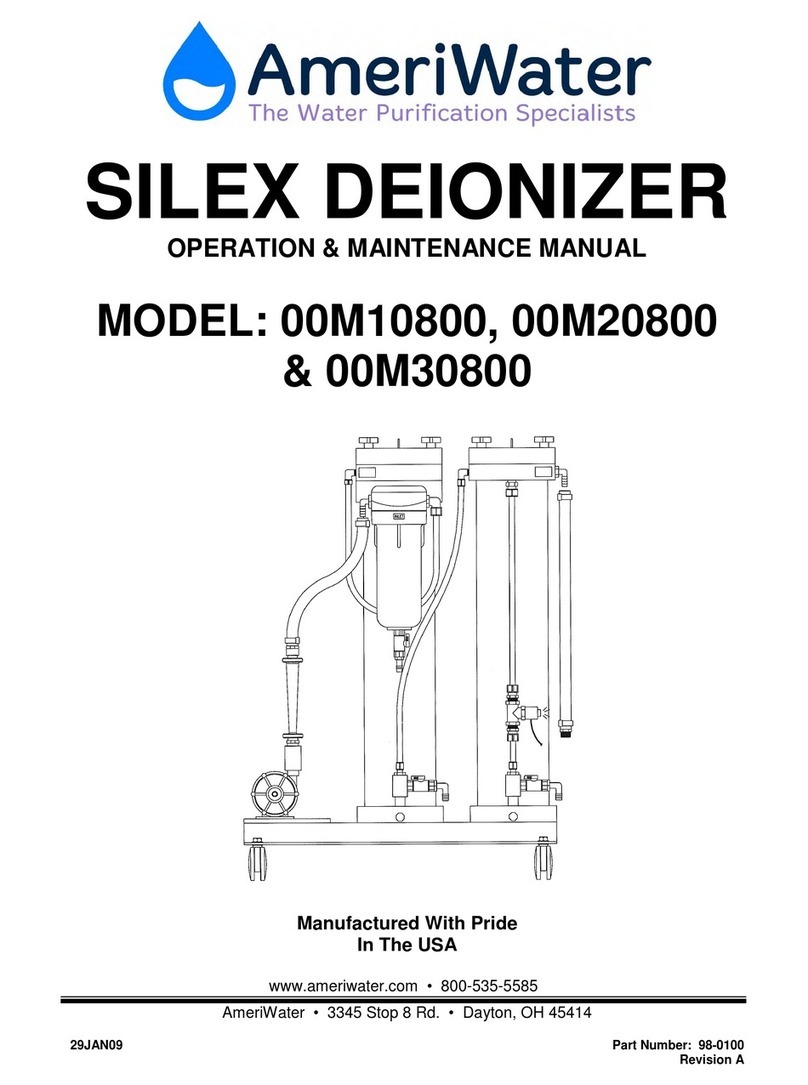 AmeriWater 00M10800 Manual de usuario