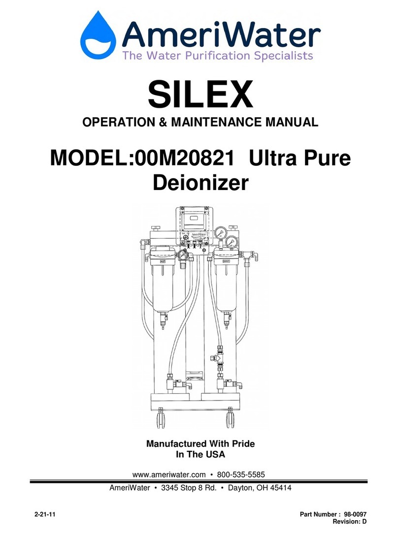 AmeriWater SILEX 00M20821 Manual