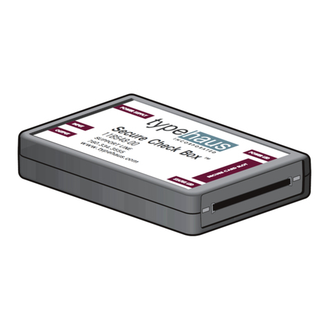 TypeHaus Secure Check Box Manual de usuario