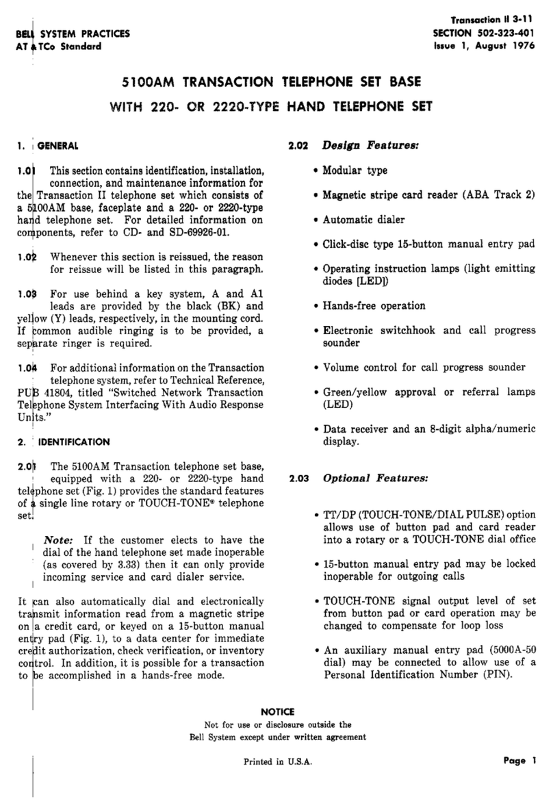 Bell 5100AM Manual de usuario