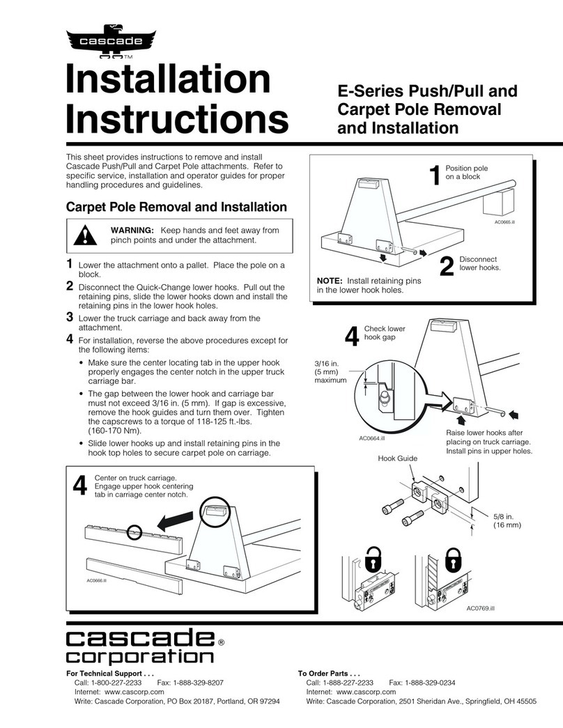 Cascade E Series Manual de usuario