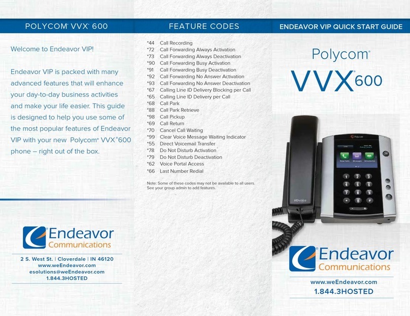 Polycom VVX 600 series Manual de usuario