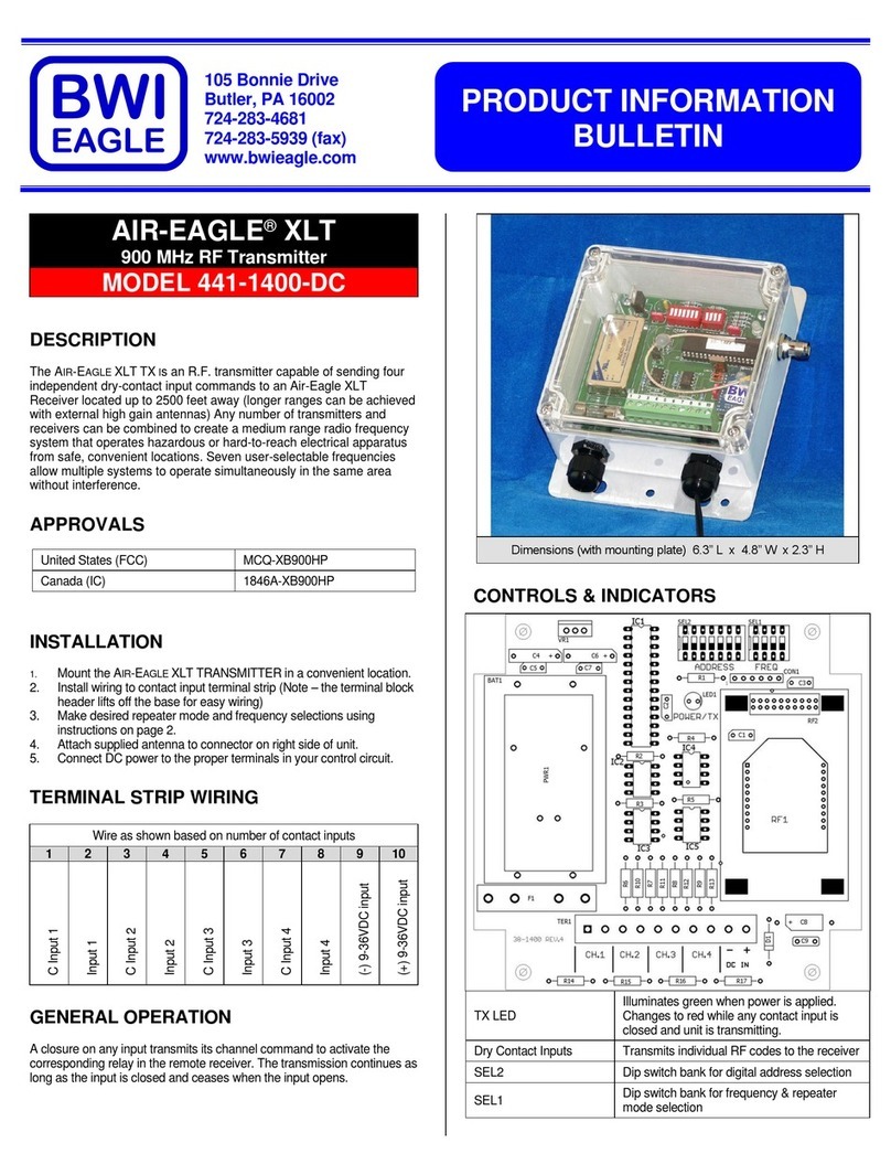 BWI Eagle AIR-EAGLE XLT Manual