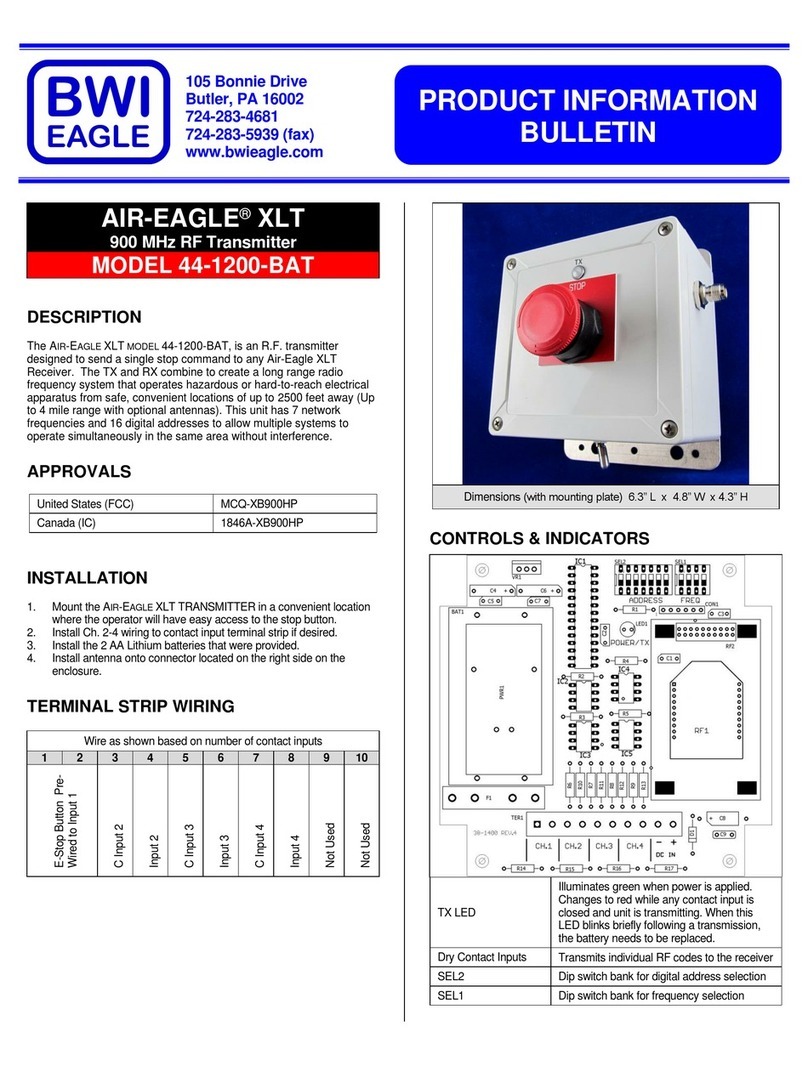 BWI Eagle AIR-EAGLE XLT Manual