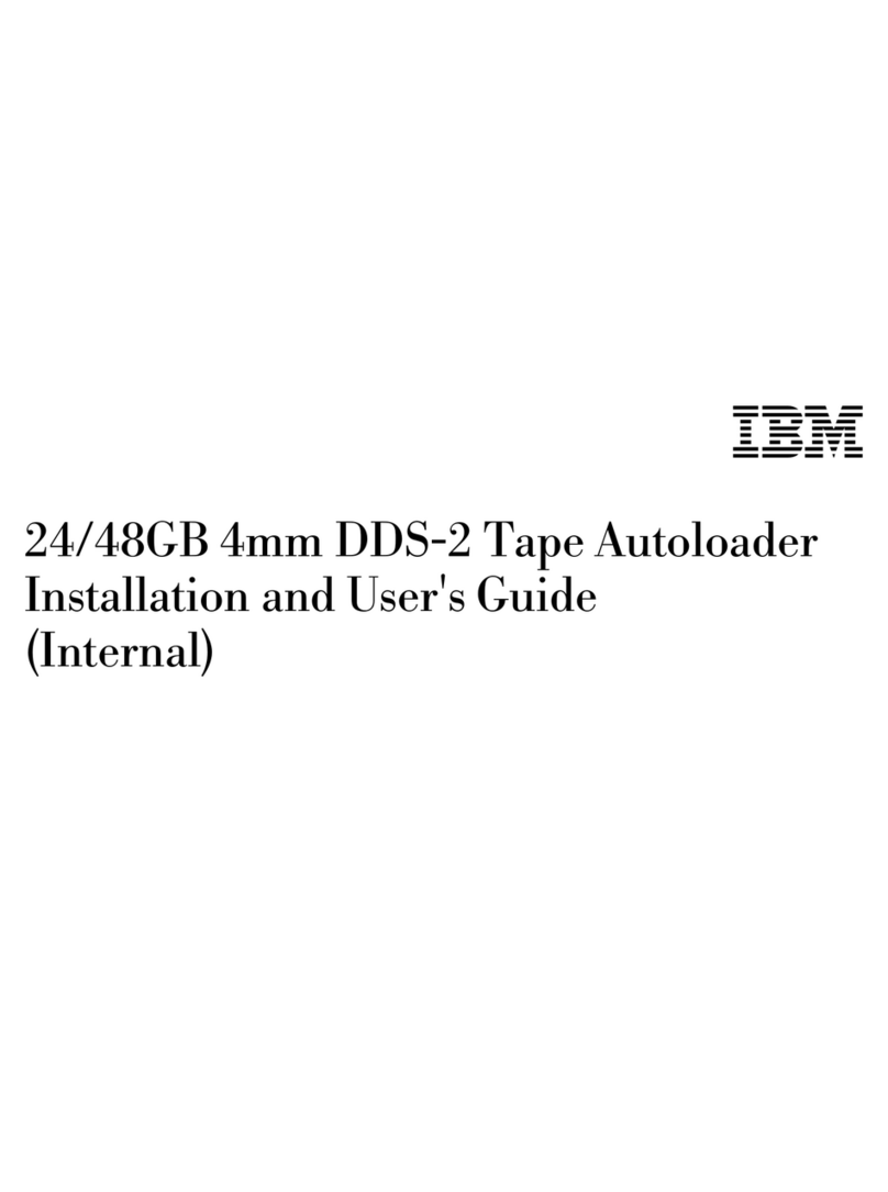 IBM 4mm DDS-2 Tape Autoloader Manual de usuario