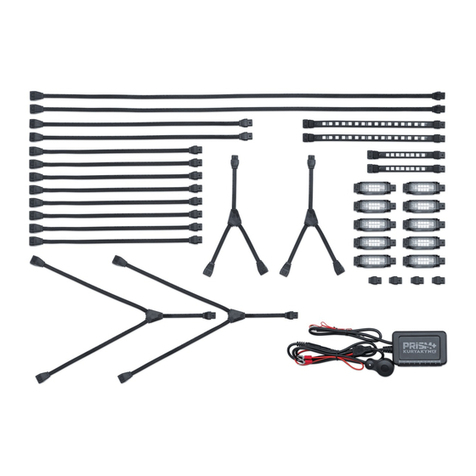 Kuryakyn PRISM+ PRO KIT WITH CONTROLLER Manual de usuario