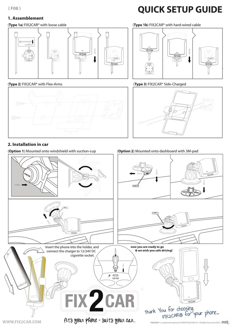 KRAM telecom FIX2CAR Manual de usuario